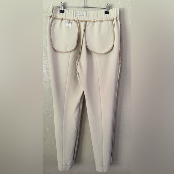 BRUNELLO CUCINELLI Cady Tailored Jogger Trouser Pants Sz US 6 Silk Acetate Crepe